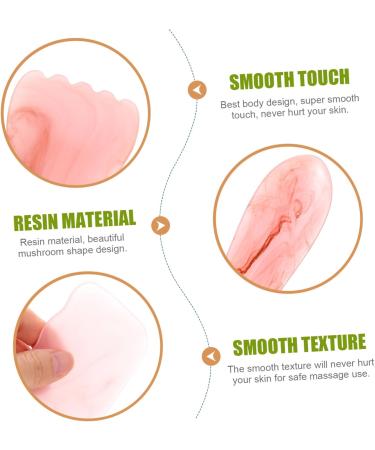 Coolhiya 4-Piece Guasha Tool Set - Face & Body Massage Board for Acupuncture & Relaxation | Portable Schabestein Gua Sha Tools - Buy Online on GoSupps.com