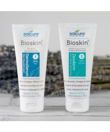 Salcura Bioskin Zeoderm 150ml - Repairing Skin Cream for Eczema & Psoriasis | Fast International Shipping - Buy Online on GoSupps.com