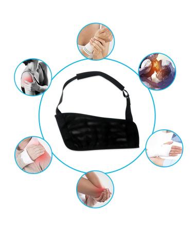 Shoulder Sling | Comfortable Shoulder Immobilizer Arm Support Brace | Arm Splint with Lightweight Design For Fracture Recovery Elbow Strain Shoulder Dislocation - Buy Online on GoSupps.com