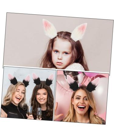 POPETPOP 2 Pairs Alligator Hairpins Bunny Ears Hair Clip Rabbit Hair Clip Ear Hair Clips for Women Bunny Hair Clips Cosplay Rabbit Ear Headdress Hair Clip Accessories Plush Aldult - Buy Online on GoSupps.com