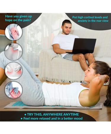 Guiran Acupuncture Massage 3-Part Set | Pillow & Press Cushion for Head & Neck Pain Relief | Beige Cloth & Purple Lotus Buckle - Buy Online on GoSupps.com