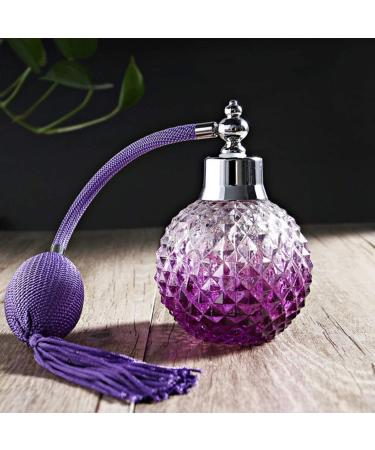 HEALLILY 100ml Perfume Fragrance Atomizer Vintage Crystal Refillable Perfume Atomizer Fine Mist Empty Perfume Bottle with Long Tassel - Buy Online on GoSupps.com