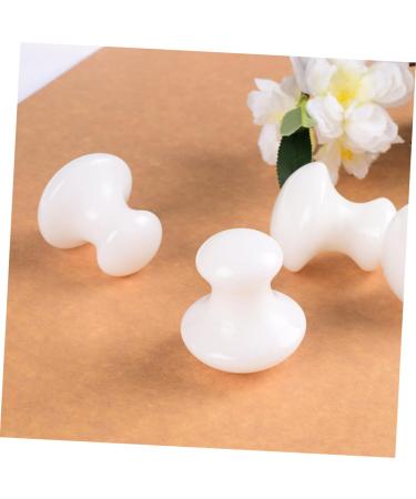 FRCOLOR 2 Pcs Massage Stone Set - White Facial Skin Care | International Shipping Available - Buy Online on GoSupps.com