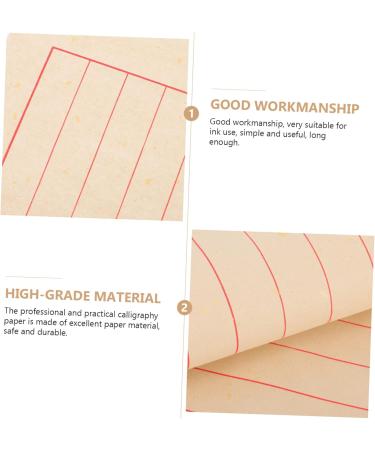 STOBOK 50 Sheets Rice Paper Chinese Calligraphy Practice Paper Xuan Paper Calligraphy Paper Art Paper As Shown 29x19cm - Buy Online on GoSupps.com