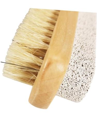 FRCOLOR 4 Pieces Pedicure Tools Foot File Foot Rubbing Foot Pumice Stone Mini Foot Foot Scrubber Double Sided Foot Pumice Stone for Feet Foot Remover Elbow Brush Core Fruit Body Wood Corn - Buy Online on GoSupps.com