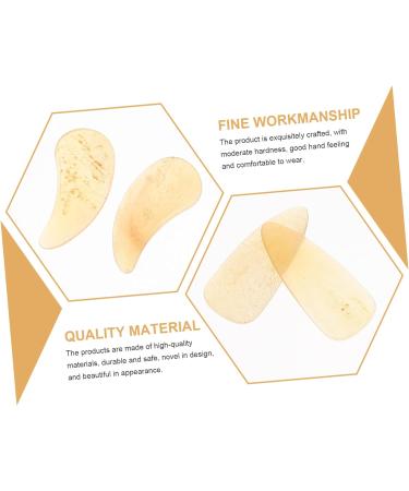 POPETPOP 8pcs Guzheng nails acoustic guitar pick ox horn pick Guzheng Nail Covers mandolin picks Guzheng Finger Picks ukulele pick Fingertip Covers finger guard horns trumpet child 2.7X1.2X0.1CM Yellow - Buy Online on GoSupps.com