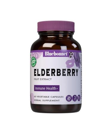 BlueBonnet Elderberry Fruit Extract Supplement 60 Count