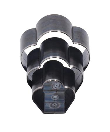 Crown-Shaped Leather Dance Tool Set - 3-Part Craft Punching Equipment | Alloyed Steel 1-Hole Hollow Punch - Buy Online on GoSupps.com