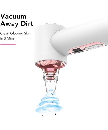 Fancii Clara Pore Cleaner Vacuum 4-in-1 Rechargeable Blackhead Remover - Exfoliation Tips, Suction Nozzles, Compress & Light Therapy - Buy Online on GoSupps.com