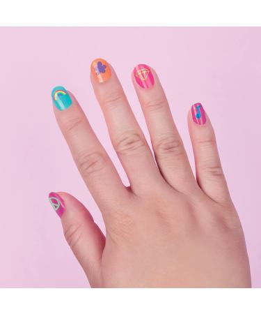 Kids Graffiti Street Style Nail Art Set - Non Toxic Water Based Girls Nail Polish Kit (Ages 8-14) - Buy Online on GoSupps.com