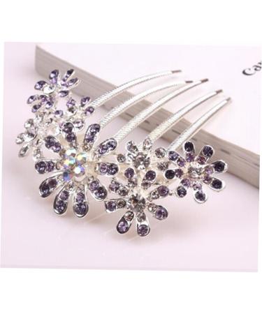 Beaupretty Tiara Women Hair Comb Bridal Hair Comb Women Hair Clip Flower Hair Comb Wedding Diamond - Buy Online on GoSupps.com