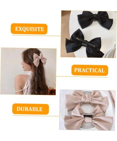 minkissy 10 Pairs Bow Hairpin Big Bows Hair Clips Toddler Hair Clips Linen Hair Bows Bow Hair Clips Hair Bows for Women Bows for Girls Bows for Baby Girls Woman Headgear Fabric Wedding - Buy Online on GoSupps.com