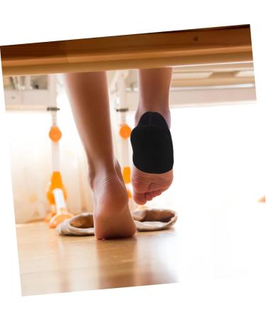 12 Pairs Black Heel Protector Cushions Heel Cups & Pads for Plantar Support | Comfort & Pain Relief - Buy Online on GoSupps.com