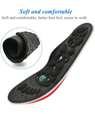 Eeuk Magnetic Massage Insoles for Weight Loss | Acupressure Orthopedic Soles | Breathable & Circulatory Support - Buy Online on GoSupps.com
