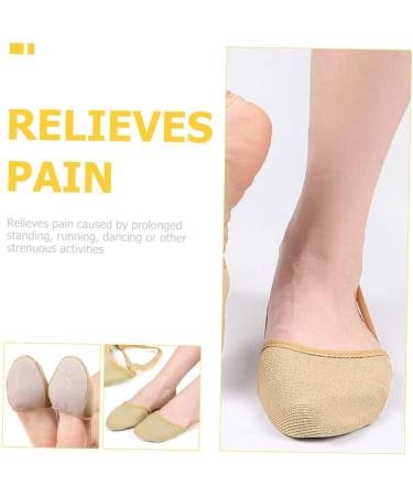 NOLITOY Yoga Toe Protector - 2 Pairs Non-Slip Forefoot Pads & Breathable Cushion Socks for Ultimate Comfort - International Shipping Available - Buy Online on GoSupps.com