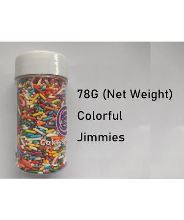 Edible Rainbow Jimmies Sugar Sprinkles | Cake & Cupcake Toppers | Cookie Decorations | Sweet Personalities Dessert Sprinkles for Daily Use - Buy Online on GoSupps.com