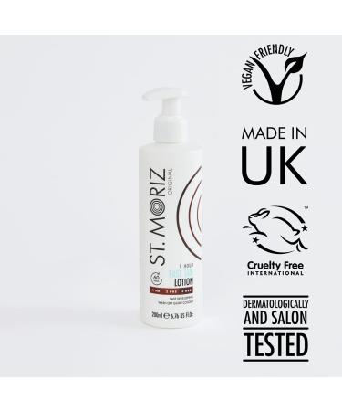 St. Moriz Professional Self-Tanning Lotion Dark - 8.45 fl OZ | Instant Natural Bronzing Self-Tanner - Buy Online on GoSupps.com
