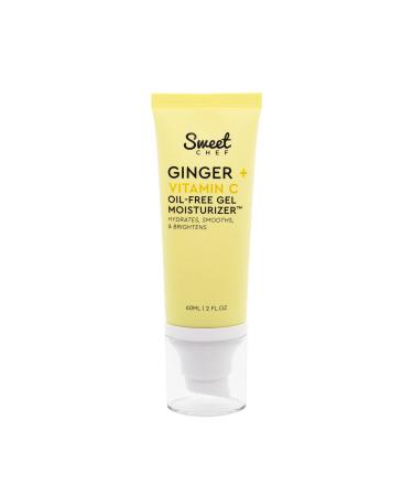 Sweet Chef Ginger + Vitamin C Oil-Free Gel Moisturizer - Antioxidant-Rich Soothing Daily Moisturizer with Hyaluronic Acid  Turmeric + Niacinamide - Help Hydrate + Even Skin Tone (60 ml / 2 fl oz)