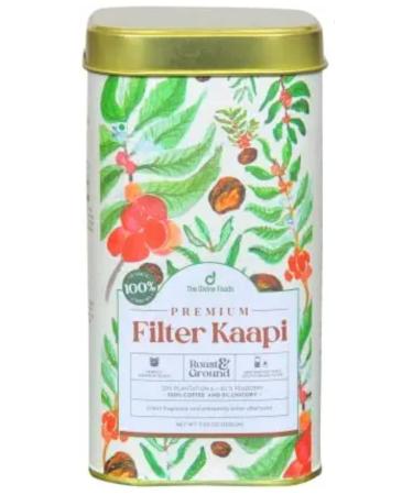 The Divine Foods Premium Filter Kaapi -Roasted & Grounded South Indian Filter Coffee - 100% Peaberry Coffee beans