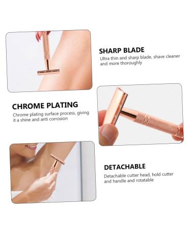 Beaupretty Old Type Razor - Premium Metal Shaver for Men & Women | Safety Razors for a Perfect Shave - Buy Online on GoSupps.com