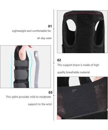 Buy 1pc Wrist Brace for Carpal Tunnel - Night Splint & Wrist Protector for Joint Support - Premium Composite Cloth Wrist Guards - Buy Online on GoSupps.com