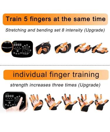 2024 Rechargeable Finger Strengthener Robot Gloves | Hand Strengthening Devices | Automatic Hand Trainer with Exercise Balls - Enhance Grip & Rehabilitation - Buy Online on GoSupps.com