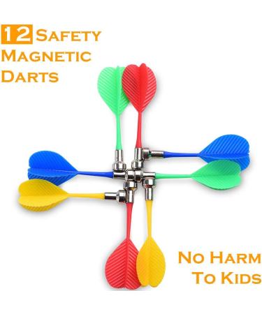 RaboSky Double-Sided Dart Board Game | Magnetic Darts | Outdoor Sports Toy for Boys and Girls | Birthday Gift for Ages 6-13 | Fun Party Game for Adults - Buy Online on GoSupps.com
