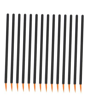 DOITOOL 200 Pcs Disposable Eyeliner Brush Makeup Brush Gel Eyeliner Pencil Artificial Fiber Brush Make up 9x6.5cmx2pcs Blackx2pcs