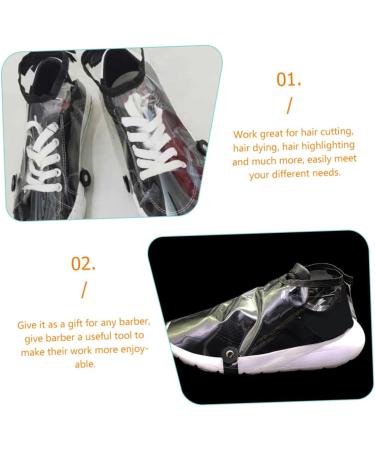 Didiseaon Barber Shoes Protector Covers - Hairdressing Shoe Bag for Stylists 1 Pair 34x15cm Waterproof & Durable - Ideal for Haircutting & Salon Use - Buy Online on GoSupps.com