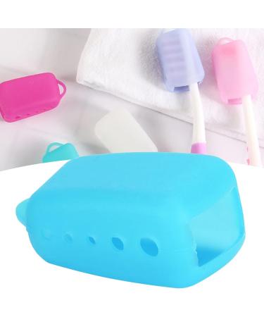 Silicone Toothbrush Protective Case - Eco-Friendly Storage for Hygiene (Greenish Blue) | Shop Now - Buy Online on GoSupps.com