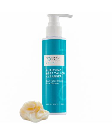 Forge Skin Original Purifying Face Wash Beef Tallow for Skin Care | Grass Fed Beef Tallow Hydrating Facial Cleanser Skincare | Tallow Face Moisturizer Soap| Beef Tallow for Face Exfoliating Face Wash