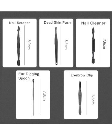 10-Piece Manicure Kit for Men & Women - Nail Clippers Toenail Clippers & Nail File - Premium Manicure Tools for Perfect Nails - Buy Online on GoSupps.com