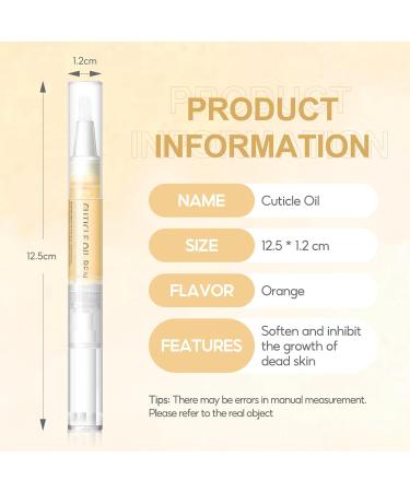 Cuticle Oil Orange Natural Ingredients Nail Nutrient Oil Pen for Nail Growth Care Nail Treatments Prevent Pen Dry Cracking Deep Nourishment Pen for Ideal Gifts color06 - Buy Online on GoSupps.com