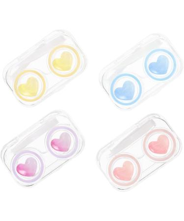 Partykindom 12-Piece Contact Lens Container & Tweezers Set - Portable Makeup Organizer with Mirror - Ideal for Travel & Daily Use - Buy Online on GoSupps.com