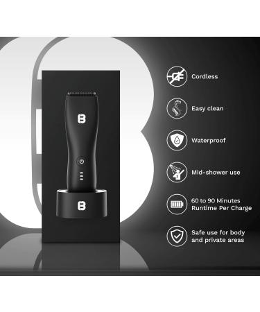 Brandsen Body Hair Trimmer for Men - Ceramic Blade Waterproof Electric Groin & Ball Shaver Back Groomer & Pubic Hair Trimmer - International Shipping - Buy Online on GoSupps.com
