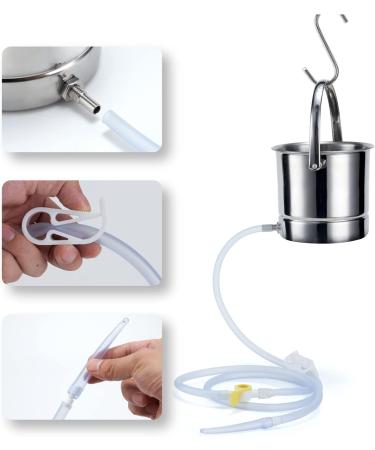 Enema Hose Replacement Kit - Silicone Enema Tube Coffee Enema Nozzles for Enema Bag & Bucket | International Shipping - Buy Online on GoSupps.com