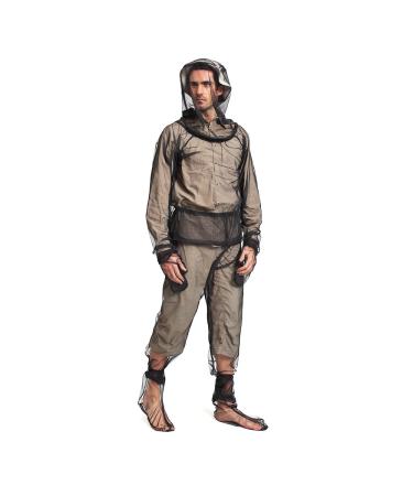 Aomiun Mosquito Suit Summer Wear Jacket Mitts Pants Socks for Men Women with Ultra Fine Mesh Hiking Fishing Camping LL