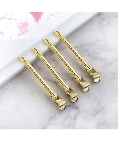 Beaupretty 12 Compartment Clips - Stainless Steel Hair Extensions & Styling Clips (Golden) - Perfect for Salon & Makeup - Buy Online on GoSupps.com