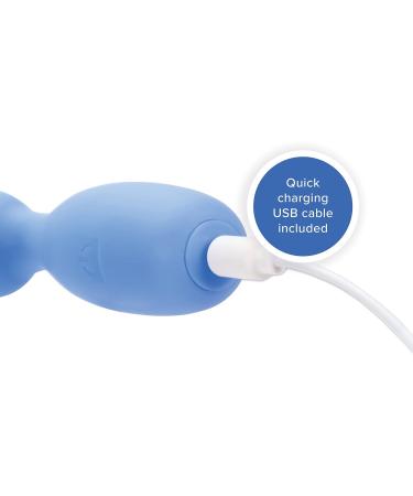 Plusone Personal Massage Device - Waterproof Body-Safe Silicone 10 Vibration Settings for Ultimate Muscle Relaxation | Premium Periwinkle Quick Load USB - Buy Online on GoSupps.com