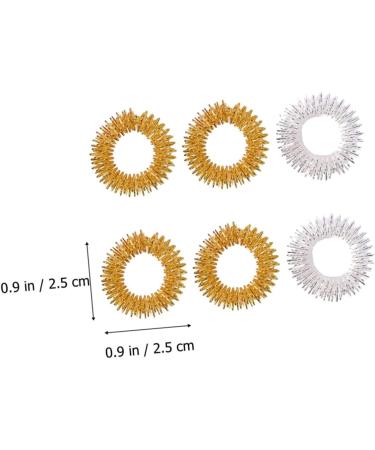 Homsfou 20-Pack Finger Massage Rings | Sensory Acupressure Toys for Children | Mini Health Tool for Relaxation & Stress Relief - Buy Online on GoSupps.com