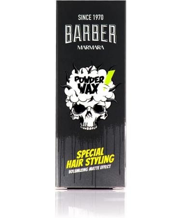 BARBER MARMARA hair powder men 20gr | Hair powder with matt effect for women & men | Styling Powder Matt Look | Hair styling | Barber Shop Volume powder (Pack of 2) - Buy Online on GoSupps.com
