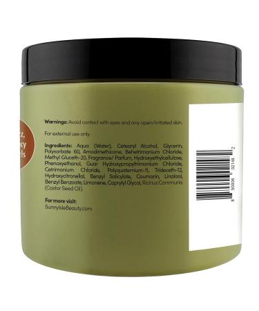 Sunny Isle Shea Coconut Curling Creme 16oz - Jamaican Black Castor Oil Curl Definition Frizz Control | International Shipping - Buy Online on GoSupps.com