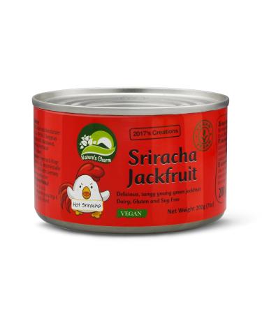 Nature's Charm Sriracha Jackfruit Vegan delicacy with a pleasant spiciness Ideal for salads curries and soups 1 x 200 g - Buy Online on GoSupps.com