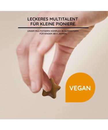 NATURE LOVE Kids Multivitamin Gums - 120 Gums - No Added Sugar - Vitamins A B1 B3 B6 B8 (Biotin) B12 E & Iodine - Kids Vitamins in Gums - Vegan Lab Controlled - Buy Online on GoSupps.com