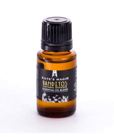 Banditos Natural Defense Essential Oil Blend 15ML Cinnamon Clove Eucalyptus Rosemary White Sage Add 4-12 Drops to Your Diffuser or unscented Carrier Oil or Lotion.