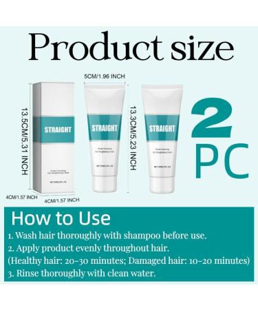 Cr me Pour D frisage Des Cheveux Fris s 2pcs Hair Straightening Cr me Lissage Cheveux Naturels Collagen Masque Cheveux Lissante Soyeuse et Brillante pour Cheveux Boucl s et secs 60ml - Buy Online on GoSupps.com