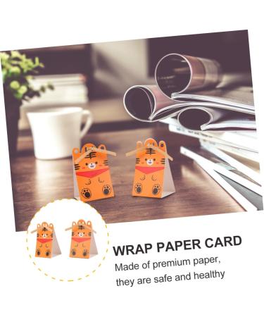  PRETYZOOM PRETYZOOM 40 Pieces Lollipop Ornament Paper Card Wrapping Paper Message Cartoon Lollipop Decoration For Candy Candy Holder - Buy Online on GoSupps.com