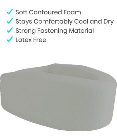 Morsa UK Foam Cervical Collar - Soft Neck Brace for Pain Relief - Medical Grade Support for Spine, Disc Hernia, Osteoarthritis - Grey (M) | Ideal for Sleep - Buy Online on GoSupps.com
