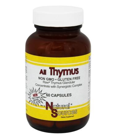 Natural Sources All Thymus 60 Capsules