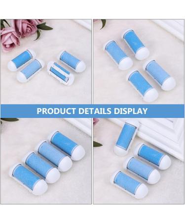 12 Replacement Rollers for Foot File - Coarse Refill Heads for Electronic Pedicure Tools - Blue - Buy Online on GoSupps.com